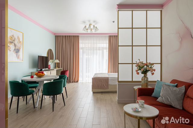 

Квартира-студия, 50 м², 2 кровати