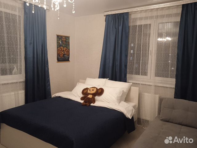 

1-к. квартира, 42 м², 2 кровати