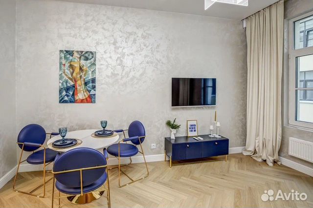 

1-к. квартира, 43,2 м², 2 кровати