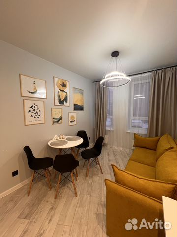 

1-к. квартира, 44 м², 2 кровати