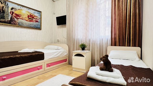

Квартира-студия, 15 м², 2 кровати