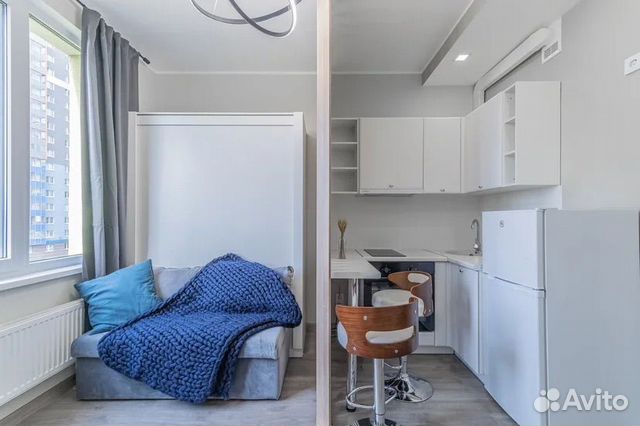 

Квартира-студия, 21 м², 1 кровать