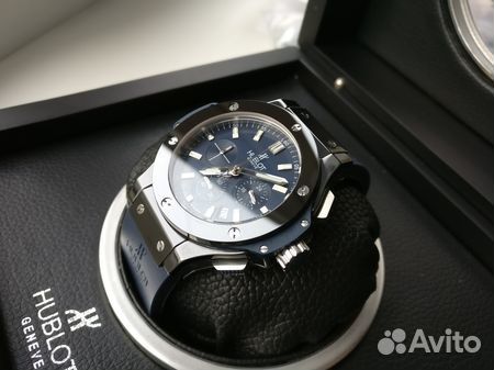 Hublot Big bang ceramica blue мужские новые часы