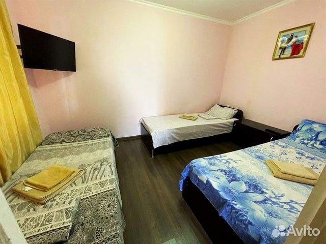 

1-к. квартира, 30 м², 3 кровати