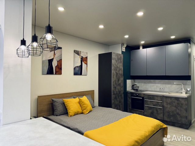 

Квартира-студия, 24 м², 2 кровати