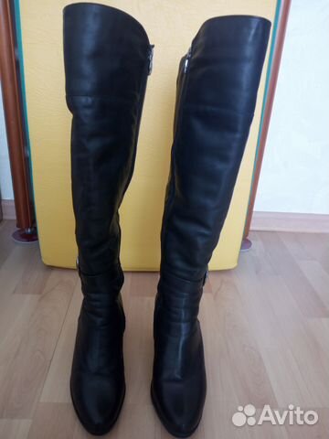 Сапоги кожа зима р.38 + ботинки и рюкзак в подарок