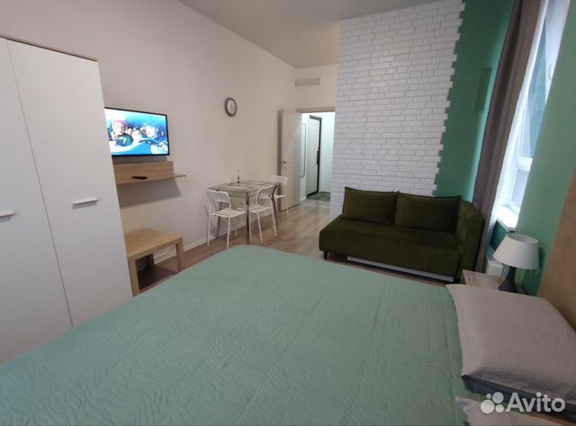 

Квартира-студия, 30 м², 3 кровати