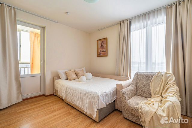 

Квартира-студия, 30 м², 2 кровати