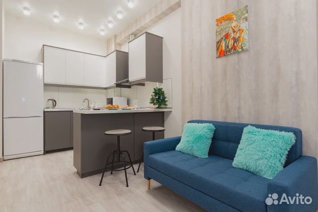 

1-к. квартира, 45 м², 2 кровати