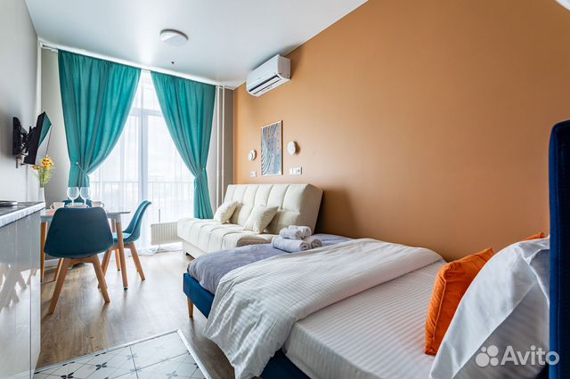 

Квартира-студия, 18 м², 2 кровати