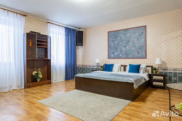 

1-к. квартира, 45 м², 2 кровати
