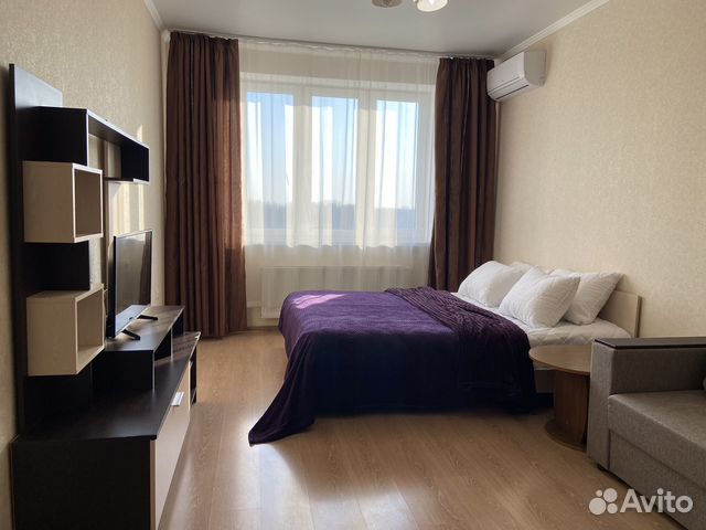 

1-к. квартира, 45 м², 2 кровати