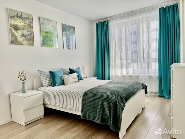 

1-к. квартира, 51 м², 2 кровати