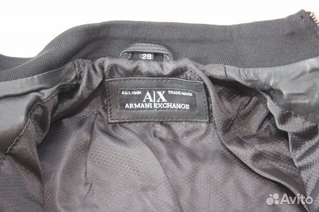 Куртка armani коженная натуральная на резинке нов Куртка armani коженная натуральная на резинке нов