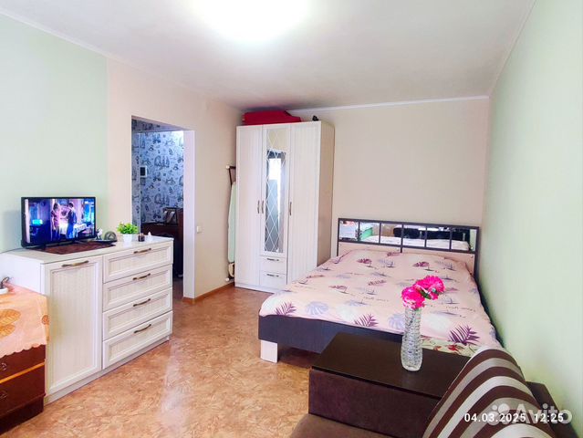 

1-к. квартира, 32 м², 3 кровати