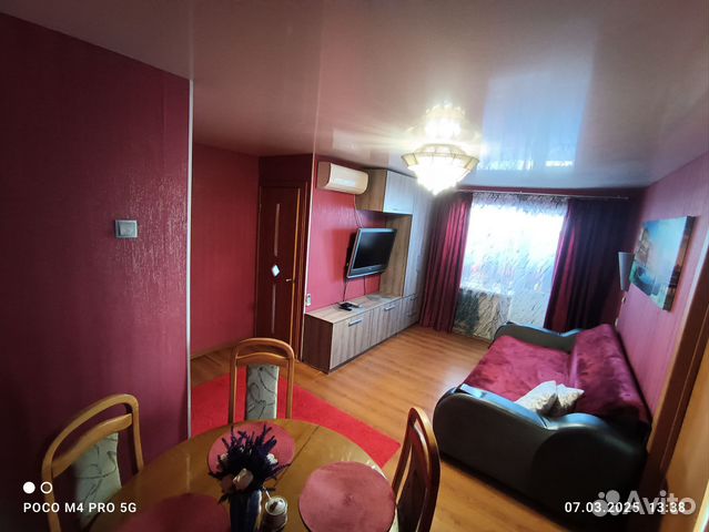 

2-к. квартира, 45 м², 3 кровати
