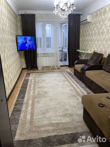 

1-к. квартира, 48 м², 2 кровати