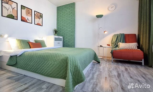 

Квартира-студия, 24 м², 2 кровати