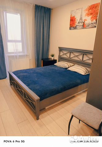 

1-к. квартира, 42 м², 2 кровати