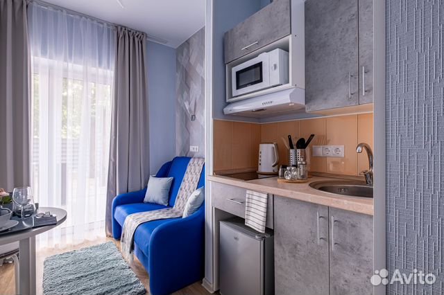 

Квартира-студия, 12 м², 1 кровать