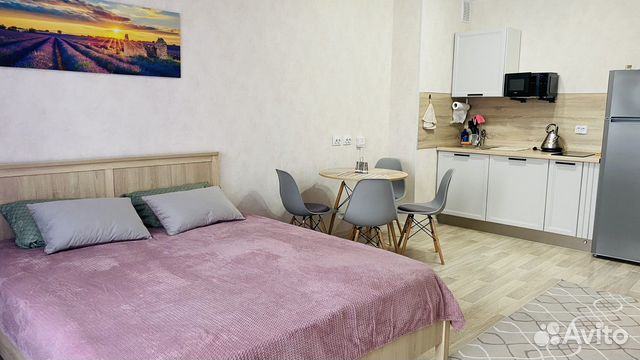 

Квартира-студия, 37 м², 2 кровати