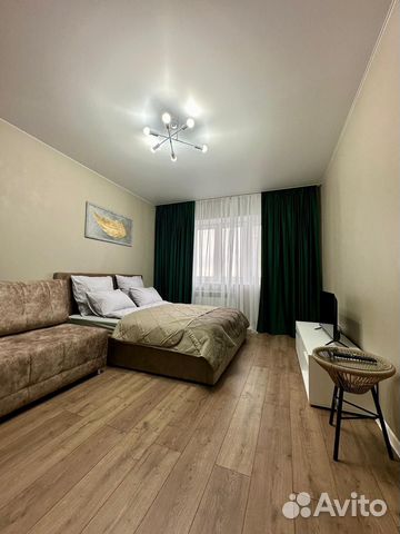 

1-к. квартира, 38 м², 2 кровати