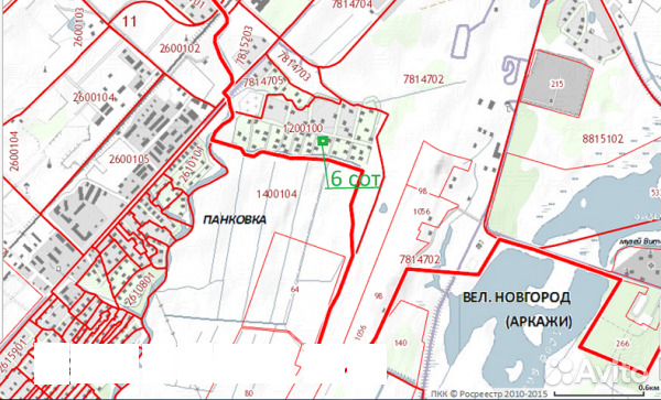 Кадастровая карта панковка великий новгород