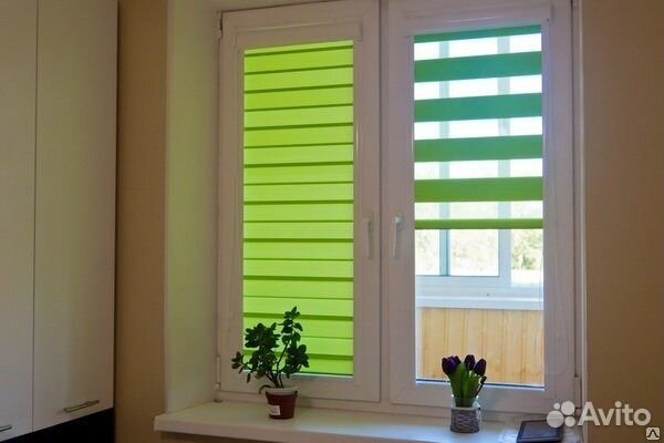 Рулонные шторы день-ночь/зебра