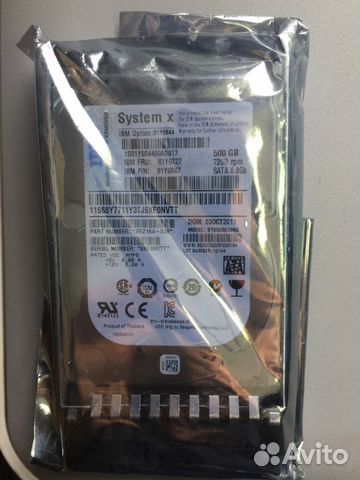 Жесткий диск IBM 500Gb SATA 2.5