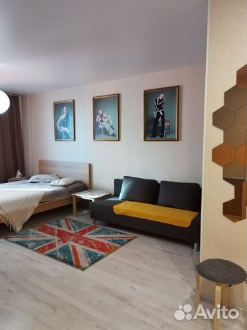 

1-к. квартира, 45 м², 2 кровати