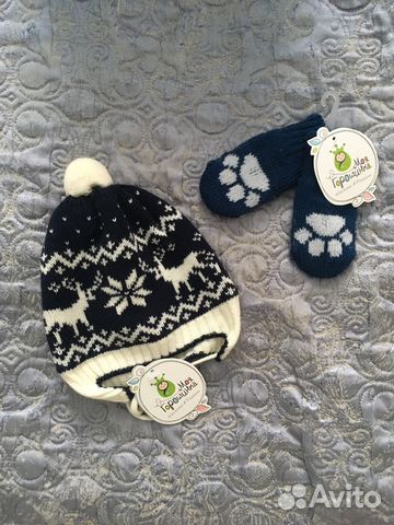 Шапочка и варежки