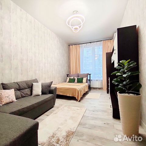 

1-к. квартира, 42,6 м², 2 кровати
