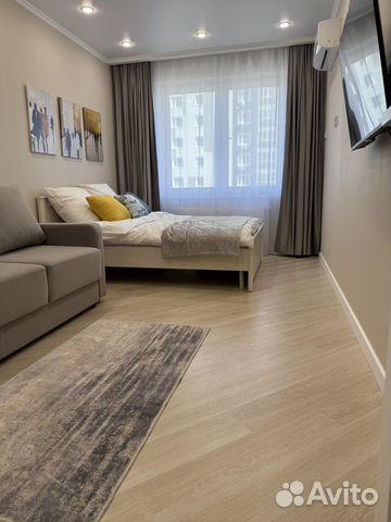 

1-к. квартира, 40 м², 2 кровати