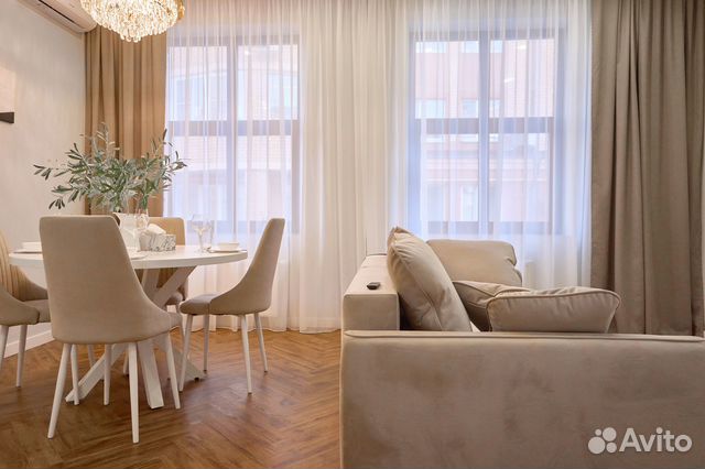 

1-к. квартира, 55 м², 2 кровати