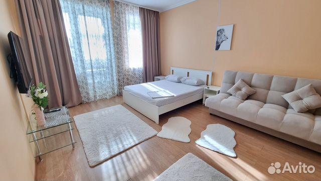 

1-к. квартира, 56 м², 2 кровати