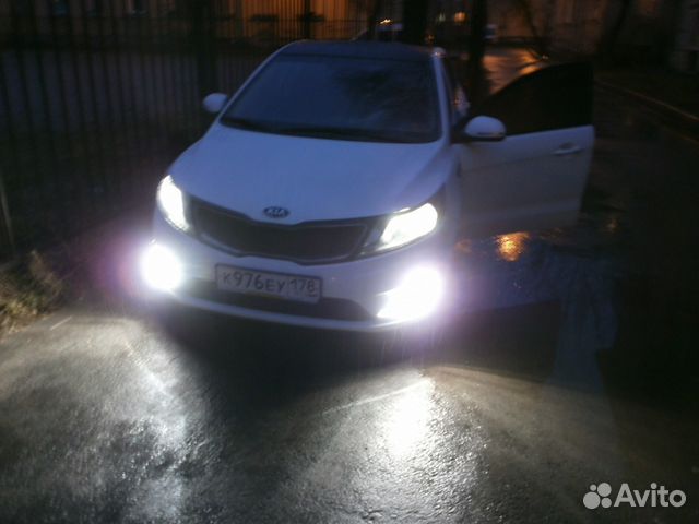 установка ксенона kia rio