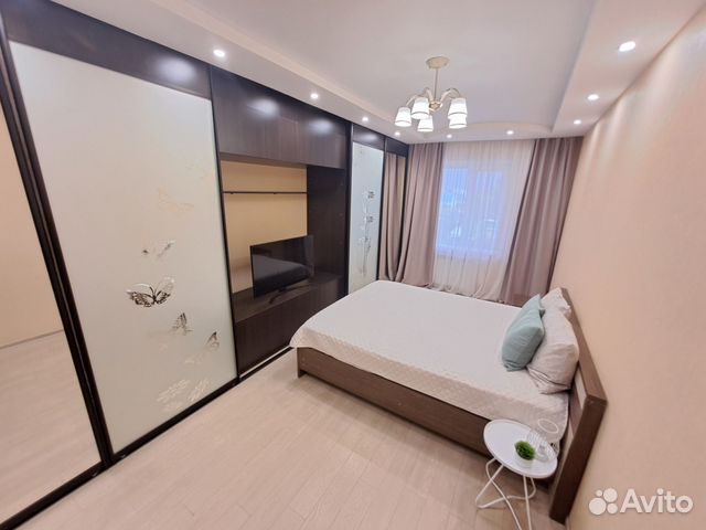 

1-к. квартира, 55 м², 2 кровати