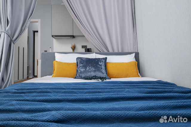 

Квартира-студия, 29 м², 2 кровати
