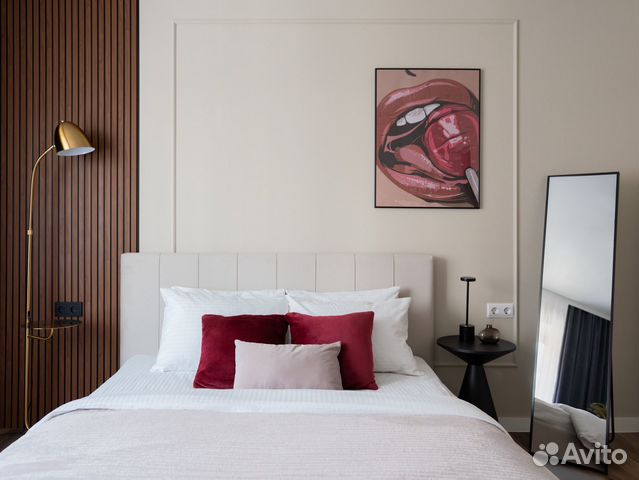

1-к. квартира, 34 м², 2 кровати
