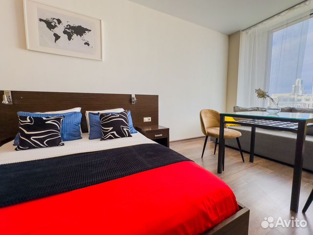 

Квартира-студия, 41 м², 2 кровати