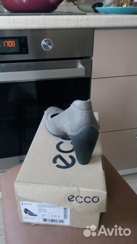 Туфли экко новые 37 р-р, соответствуют размеру