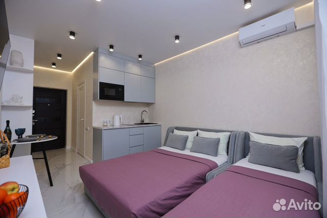 

Квартира-студия, 20 м², 2 кровати