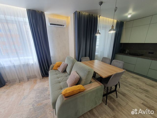

1-к. квартира, 46 м², 2 кровати