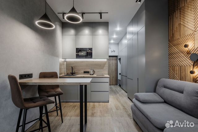 

Квартира-студия, 27 м², 2 кровати