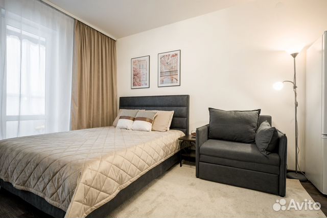 

Квартира-студия, 25 м², 2 кровати
