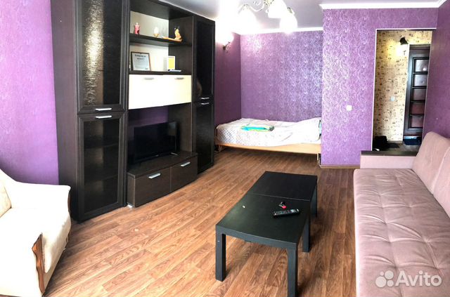 

1-к. квартира, 43 м², 2 кровати