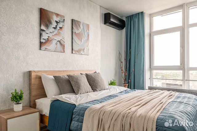 

1-к. квартира, 44 м², 2 кровати