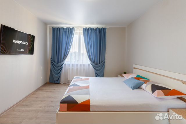 

1-к. квартира, 54 м², 2 кровати