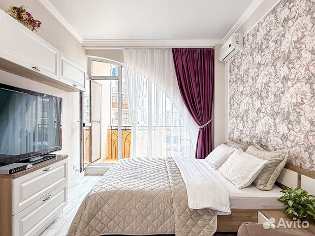 

Квартира-студия, 30 м², 2 кровати
