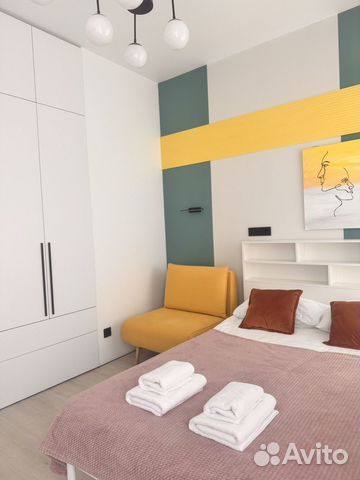 

Квартира-студия, 23 м², 2 кровати